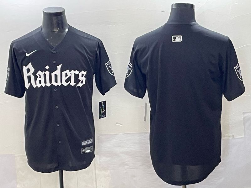 Men 2025 Oakland Raiders Blank Black 6th generation Joint Name Nike Limited NFL Jersey style 01->oakland raiders->NFL Jersey